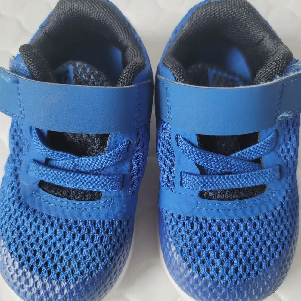 Nike Free Run TDV Kids Toddler Blue Sneakers Shoes Size 6C